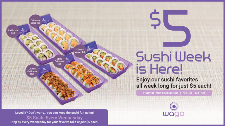 $5 Sushi week is here!